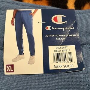 Champion jazz blue men’s with tie waistband keep you worn this winter